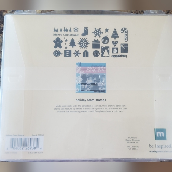 Making Memories Holiday Foam Stamps - Picture 2 of 2